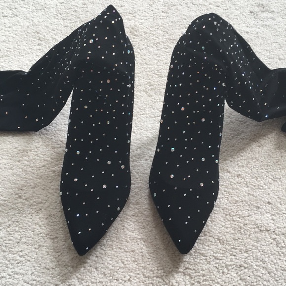 NWB Betsey Johnson Jozie Stretch Boot - Picture 3 of 6